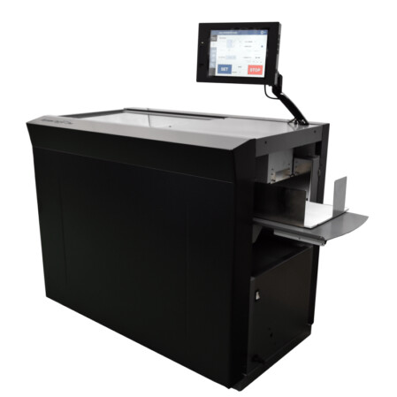 Hendedora y micro-perforadora completamente automática con perforado selectivo